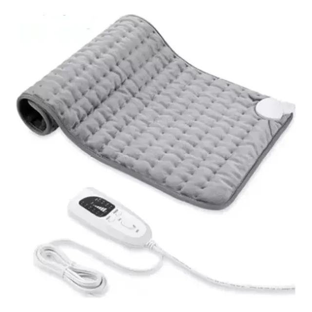 Almohadilla Térmica Cojín Eléctrico Compresa Caliente Eléctrica Xl Con 6 Temperaturas Control Digital Calentador Cobija Eléctrica Térmica Tamaño 30 X 60 Cm Calor Terapéutico