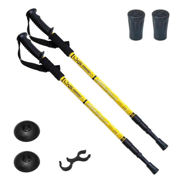 Bastón Trekking Marcha Nórdica Aluminio X 2 Unid Aconcagua