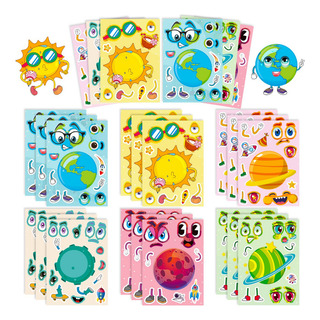 24 Pegatinas Espaciales Reutilizables Make Your Own Planet 24 Pegatinas Espaciales Reutilizables Make Your Own Planet
