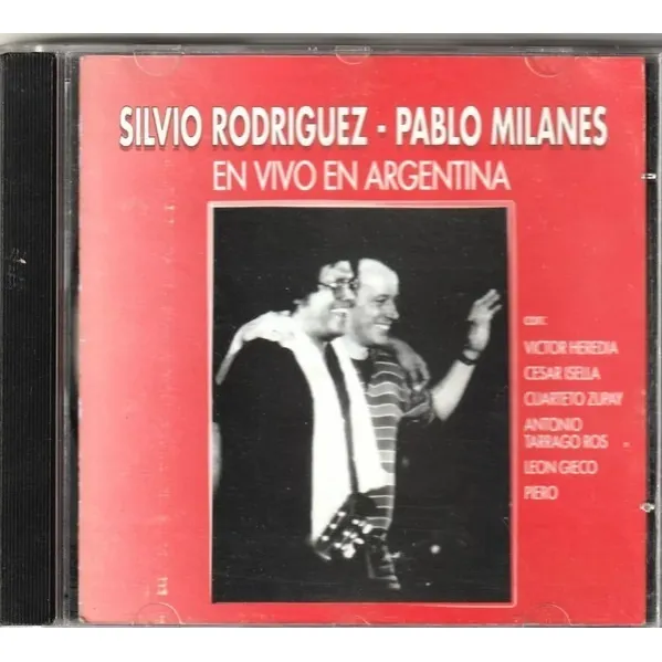 Cd Silvio Rodríguez & Pablo Milanés - En Vivo En Argentina