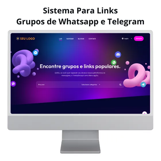 Sistema Para Links Grupos De Whatsapp E Telegram