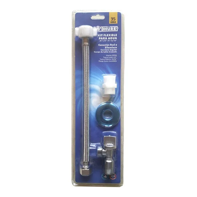 Kit Llave Ang C/flex Hi 1/2 X Hi 15/16 Plast X 35 Cms Dhüre