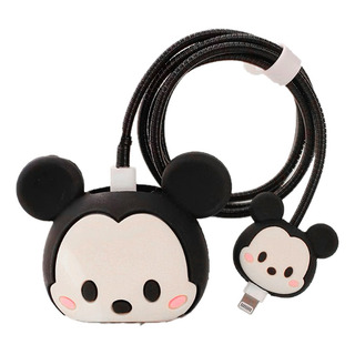 Protector Personaje Genérico Para Cargador 20w Para iPhone Mickey Protector Personaje Genérico Para Cargador 20w Para iPhone Mickey