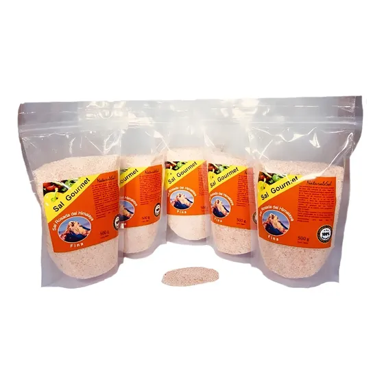 Sal Rosada Himalaya Fina Pack 5 Bolsas 500g, 2,5k.res.seremi