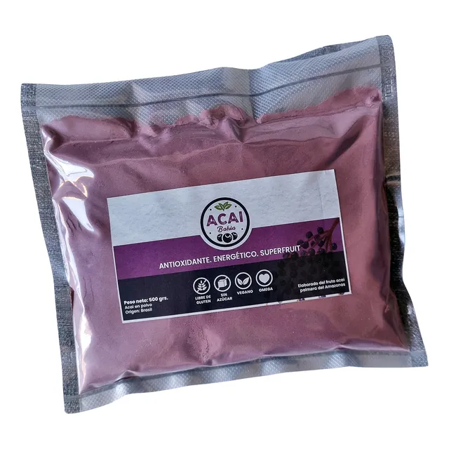 Açai Polvo 500 G - Antioxidante Super Alimento Acai Brasil