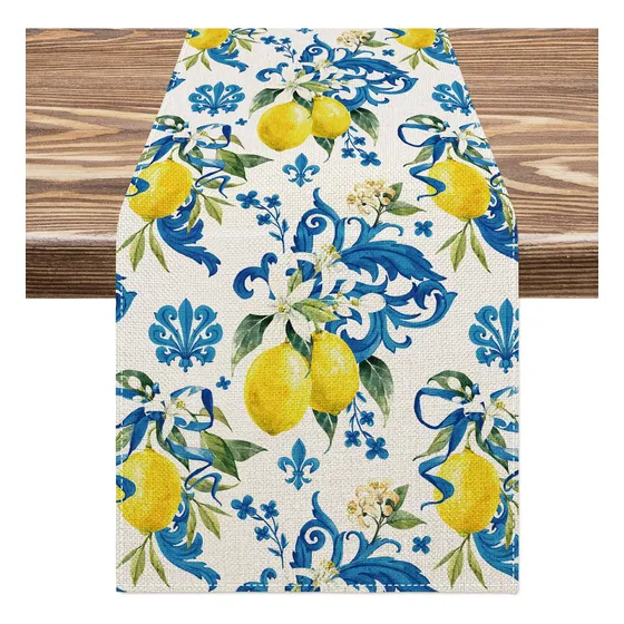 Anydesign Camino Mesa Limon Verano Azulejo Decoracion Para X