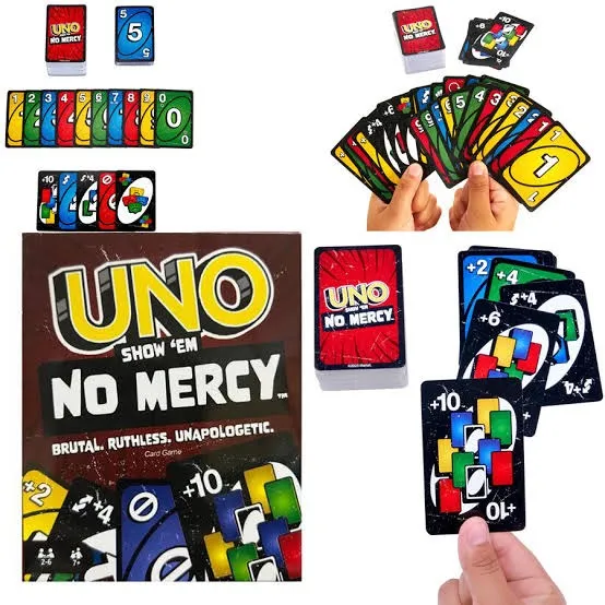 Uno No Mercy - Juego De Cartas Muy Divertido