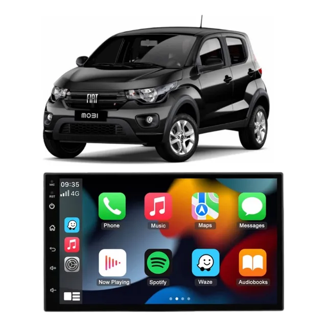 Radio Multimedia Android 7 Fiat Mobi Wifi Gps Cámara Reversa