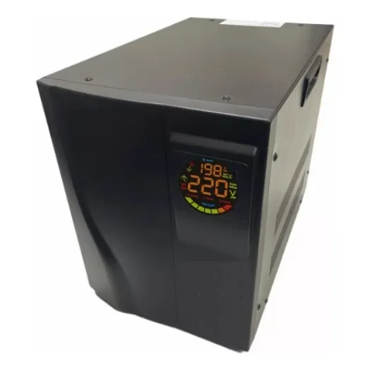* Regulador Estabilizador De Voltaje 10kva 220v Relé *