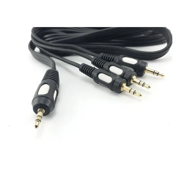 Cable Plug 3.5mm A 3 Plug Macho 3.5mm Para Parientes 5.1 