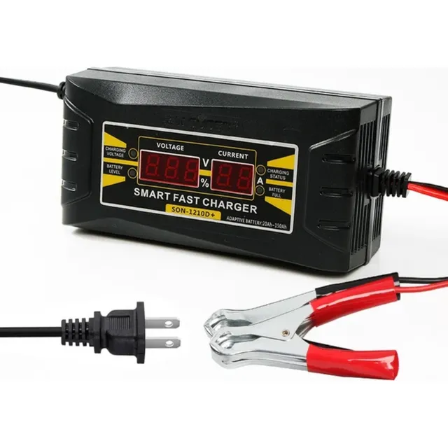 Cargador Inteligente Tester Baterías 12v Carros Motos Camión
