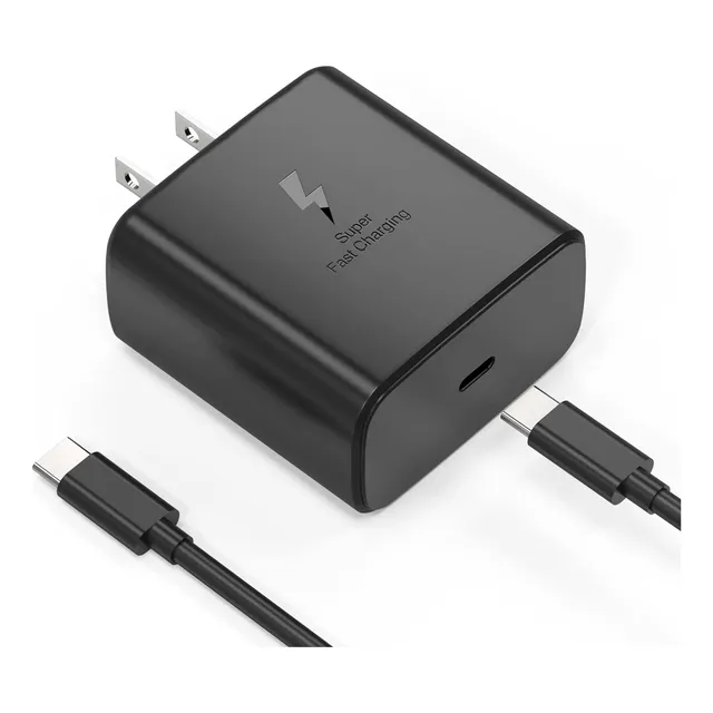 Cargador Superfast 45w+cable 1m C/c Para Samsung S21/s22/s23
