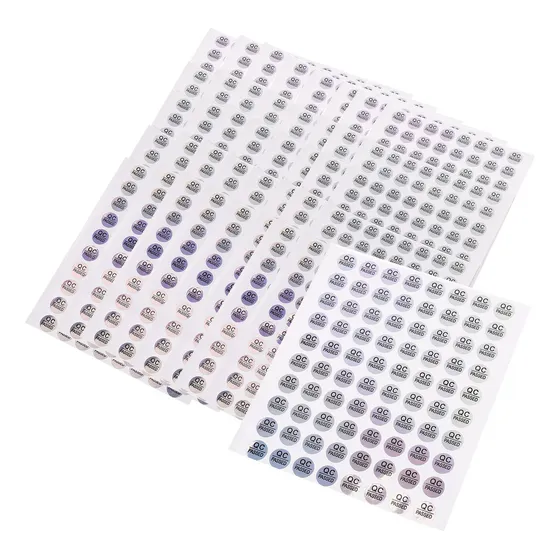 / 800 Pegatinas Redondas Qc Pass Tag