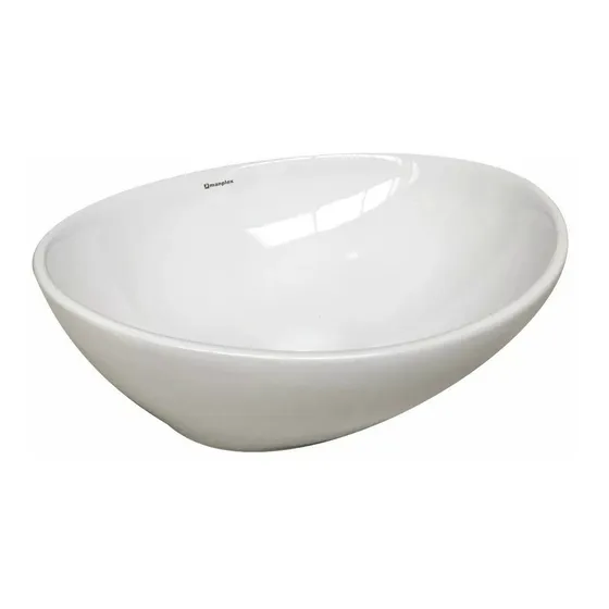 Cuba para banheiro de apoio Manplex MP 7007 branco