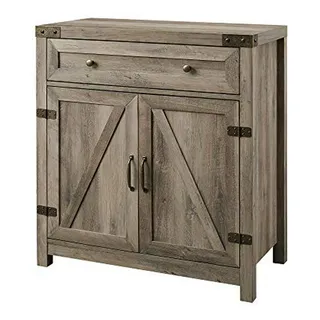Gabinete De Acento Doble Con Puertas De Granero, Estilo Mode Gabinete De Acento Doble Con Puertas De Granero, Estilo Mode