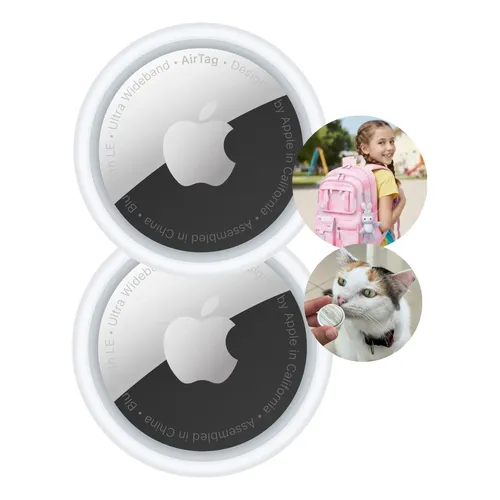 Pacote Airtag Apple Bluetooth cor branco 4 unidade | Frete grátis