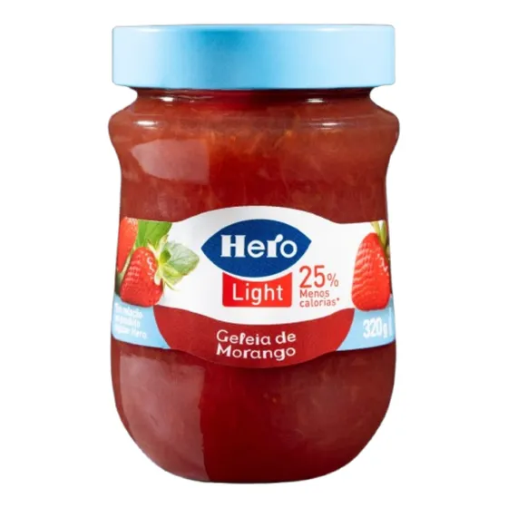 Hero Geleia Light Morango 320g
