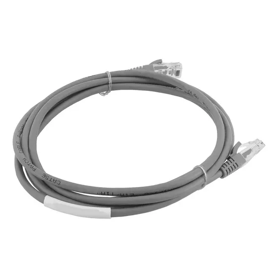 Kit 5 Patch Cord Intelbras 1,5 Metros Cinza Cat5e Rj45