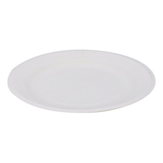 Platos De Papel Natural, 30 Unidades, Platos Redondos Desech Platos De Papel Natural, 30 Unidades, Platos Redondos Desech
