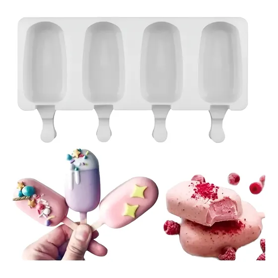 Molde Paletas Helados Silicon Grande Magnun Reposteria