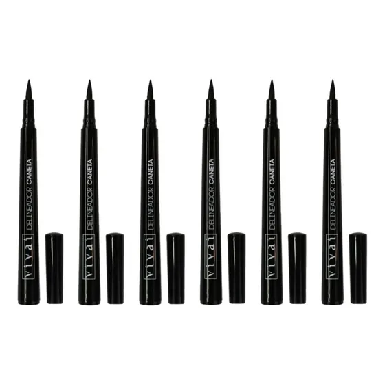 Caneta Delineadora Vivai A Prova D Água - Kit C/ 6un