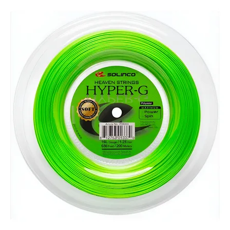 Rollo De Cuerda Solinco Hyper G Soft 1.30 - 200m