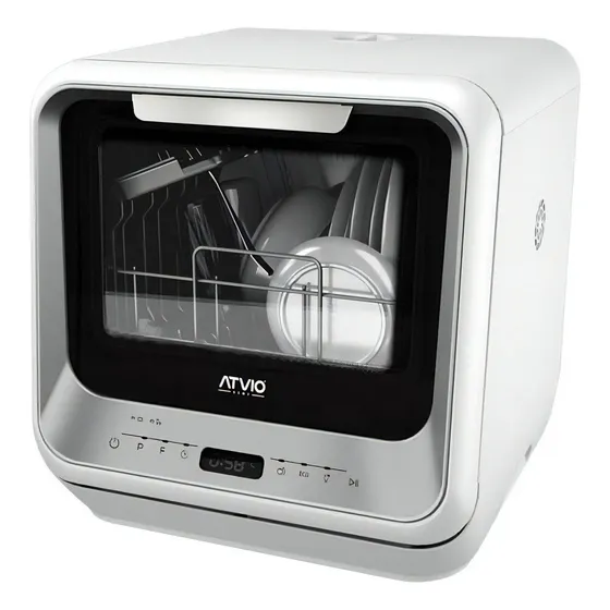 Lavavajillas Atvio Atvio Home WQP4-2601GY de 2 cubiertos plateado 127V