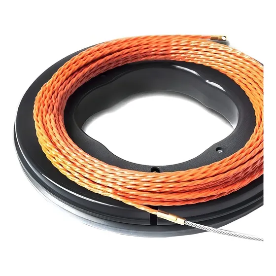 Cinta Pasacable 20mts Helicoidal Con Carrete Kalop Hard Work