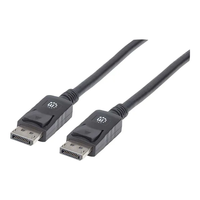 Cable Displayport Macho A Displayport Macho, Blindado, Negro