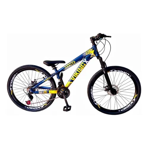 Bicicleta Vikingx Tuff25 Freios Hidraulicos 21v Camb Shimano Cor