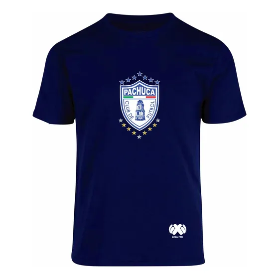 Playera Modelo Tuzos Pachuca Liga Mx Estampado En Vinil