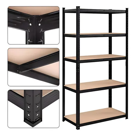 Estante Metalico 180x90x40 Organizador Oficinas Para Aspor Color Negro