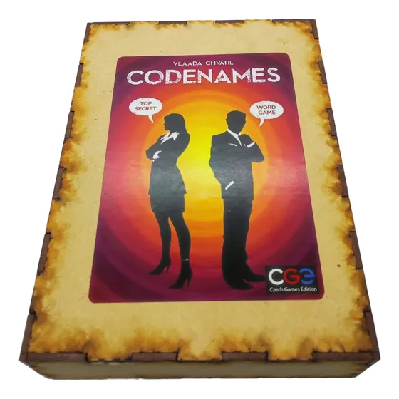 Codenames - Codigo Secreto - Plastificado Artesanal