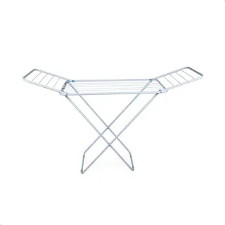 Mor 6105 De Pie Varal De Chão Com Abas Slim Em Aço Reforçado Branco Mor 6105 De Pie Varal De Chão Com Abas Slim Em Aço Reforçado Branco
