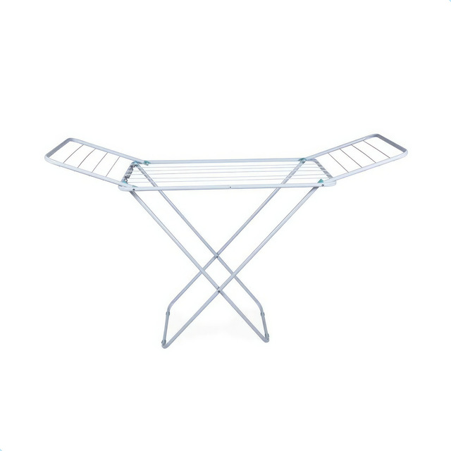 Varal De Chão Com Abas Slim Em Aço Reforçado Branco - Mor Varal De Chão Com Abas Slim Em Aço Reforçado Branco - Mor
