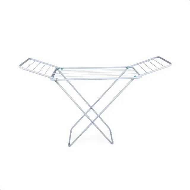 Mor 6105 De Pie Varal De Chão Com Abas Slim Em Aço Reforçado Branco Mor 6105 De Pie Varal De Chão Com Abas Slim Em Aço Reforçado Branco