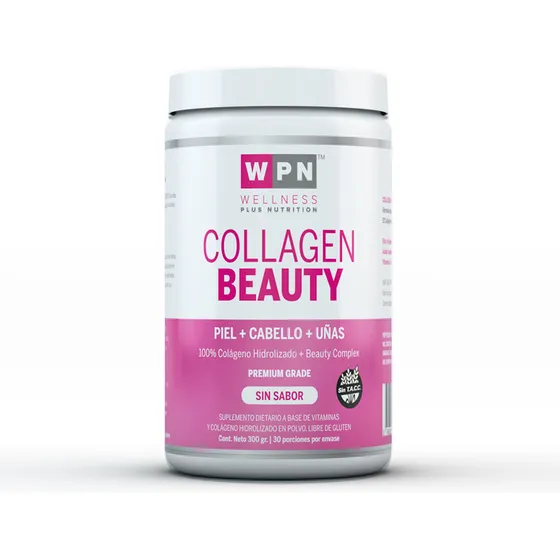 Wpn Colágeno Hidrolizado + Beauty Complex Sin Sabor 300g
