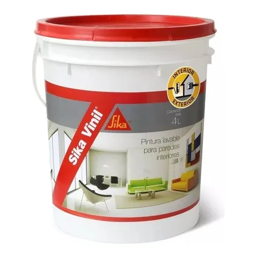 Sika Vinil Super Lavable 4 Lts - Ferreteria Chaplin