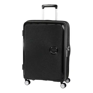 Mala American Tourister Curio Preta Média Cor Preto Liso Mala American Tourister Curio Preta Média Cor Preto Liso