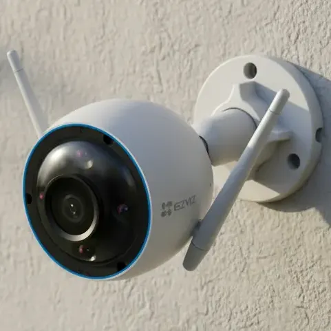 Ezviz Cámara De Seguridad Metalica H3-2k Tipo Bala 3mp 2k Con Detección Humana Alertas De Voz Personalizables Con Luz Parpadeante Y Colores En Oscuridad Protección Ip67 Ideal Para Exteriores | Cuotas sin interés