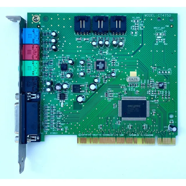 Placa De Sonido Creative Ct4750 Sound Blaster Pci 128 Midi