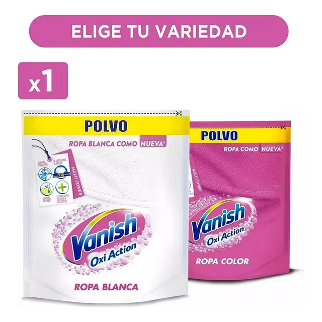 Vanish Quitamanchas Polvo Recarga 450 Gr - Variedades