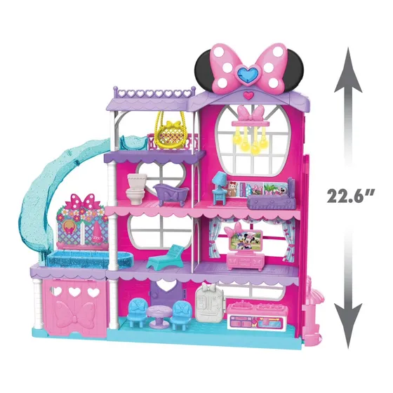 Disney Minnie Mouse Mansion Casa Piscina Sonido 23 Piezas