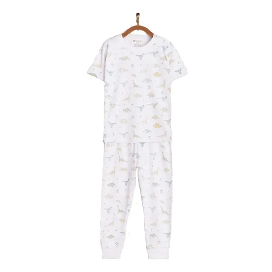Pijama  Dino Origami  (2 Piezas) Babycottons