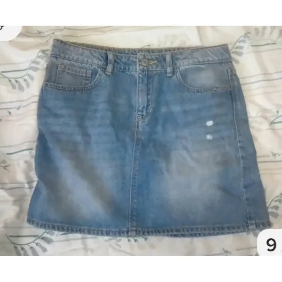 Mini Falda Jean Talla 14 Cap Kids