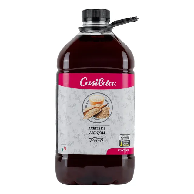 Aceite De Ajonjolí Tostado Casilda 3.78 Lts, Cocina Asiática