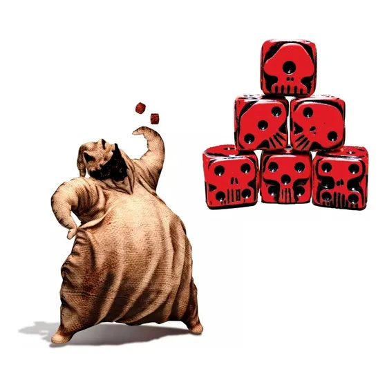 Oogie Boogie Set 6 Dados Extraño Mundo De Jack Originales