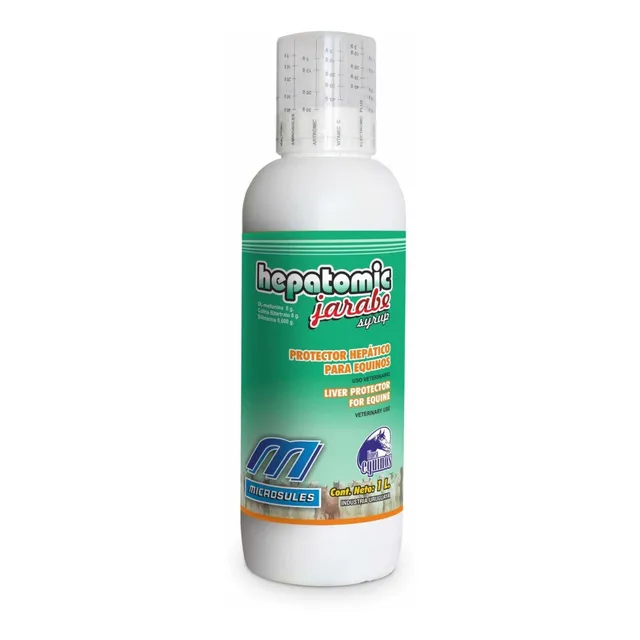 Hepatomic Jarabe Equinos Protector Hepatico Oral 1 Litro