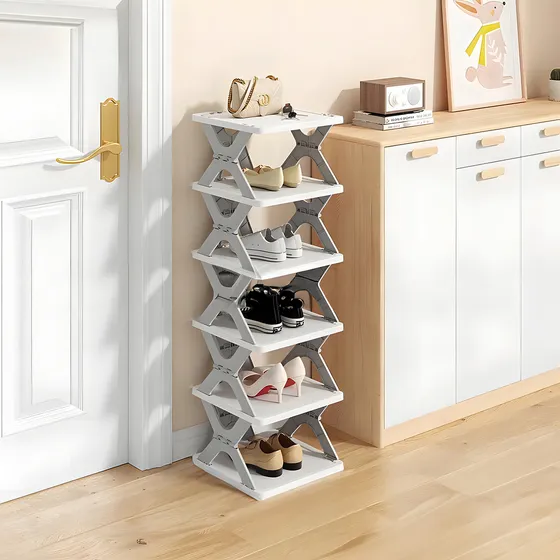 Huyfgdysa Organizador De Zapatos Plegable De 6 Niveles De In