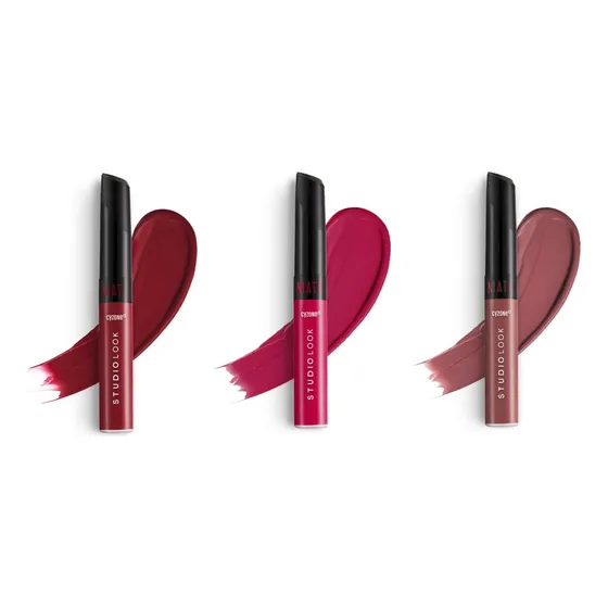 Kit De 3 Labiales Studio Look Indeleble Cyzone